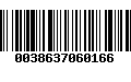 Código de Barras 0038637060166