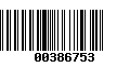 Código de Barras 00386753