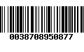 Código de Barras 0038708950877