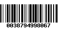 Código de Barras 0038794998067