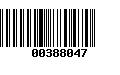 Código de Barras 00388047