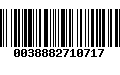 Código de Barras 0038882710717