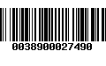 Código de Barras 0038900027490