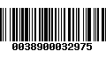 Código de Barras 0038900032975