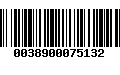 Código de Barras 0038900075132