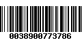 Código de Barras 0038900773786