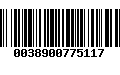 Código de Barras 0038900775117