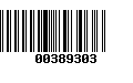 Código de Barras 00389303