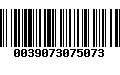 Código de Barras 0039073075073