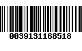 Código de Barras 0039131168518