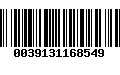 Código de Barras 0039131168549