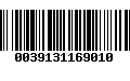 Código de Barras 0039131169010