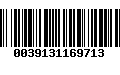 Código de Barras 0039131169713