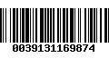 Código de Barras 0039131169874