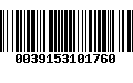 Código de Barras 0039153101760