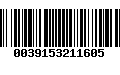 Código de Barras 0039153211605