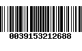 Código de Barras 0039153212688