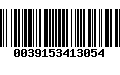 Código de Barras 0039153413054