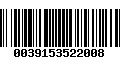 Código de Barras 0039153522008