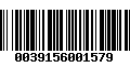 Código de Barras 0039156001579