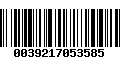 Código de Barras 0039217053585