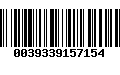 Código de Barras 0039339157154