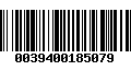 Código de Barras 0039400185079