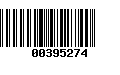 Código de Barras 00395274