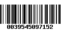 Código de Barras 0039545097152