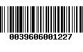 Código de Barras 0039606001227