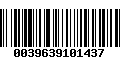 Código de Barras 0039639101437