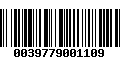 Código de Barras 0039779001109