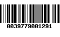 Código de Barras 0039779001291