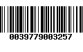 Código de Barras 0039779003257