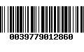 Código de Barras 0039779012860