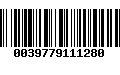 Código de Barras 0039779111280