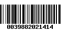 Código de Barras 0039882021414