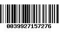 Código de Barras 0039927157276