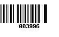 Código de Barras 003996