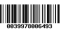 Código de Barras 0039978006493