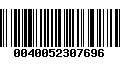 Código de Barras 0040052307696