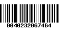 Código de Barras 0040232067464