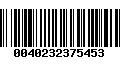 Código de Barras 0040232375453