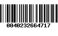 Código de Barras 0040232664717