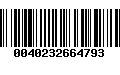 Código de Barras 0040232664793