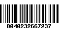 Código de Barras 0040232667237