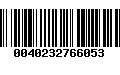 Código de Barras 0040232766053