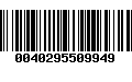 Código de Barras 0040295509949