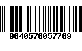 Código de Barras 0040570057769