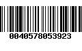 Código de Barras 0040578053923